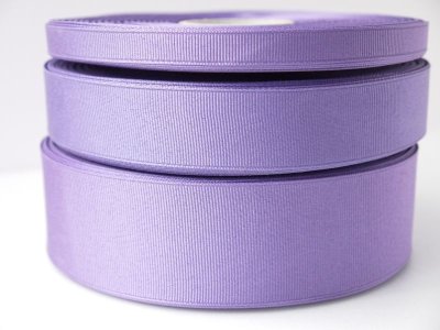 画像1: 紫グログランリボン　25mm幅