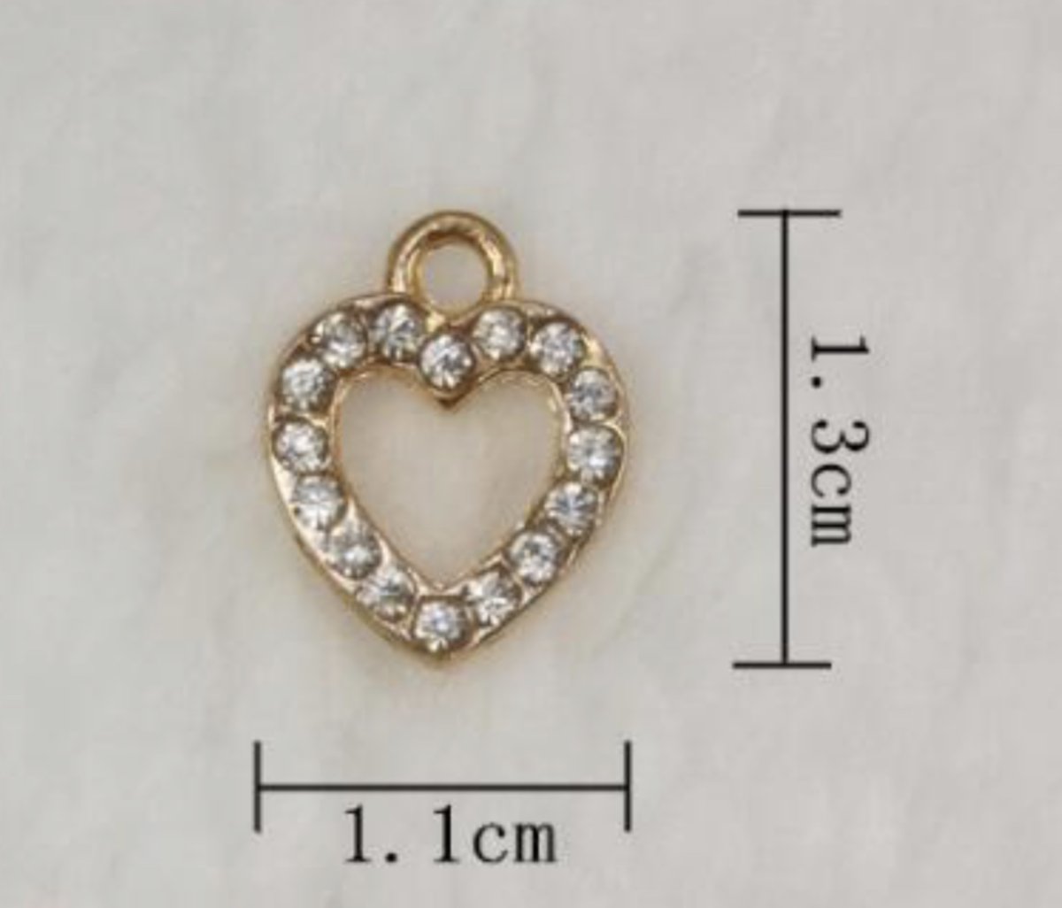 画像3: ゴールドハート１個 (3)