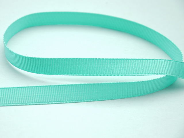 ミント色 グログランリボン10mm - ribbon-i(リボン アイ）